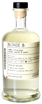 Cocktail à base de Vodka "Blonde B" 